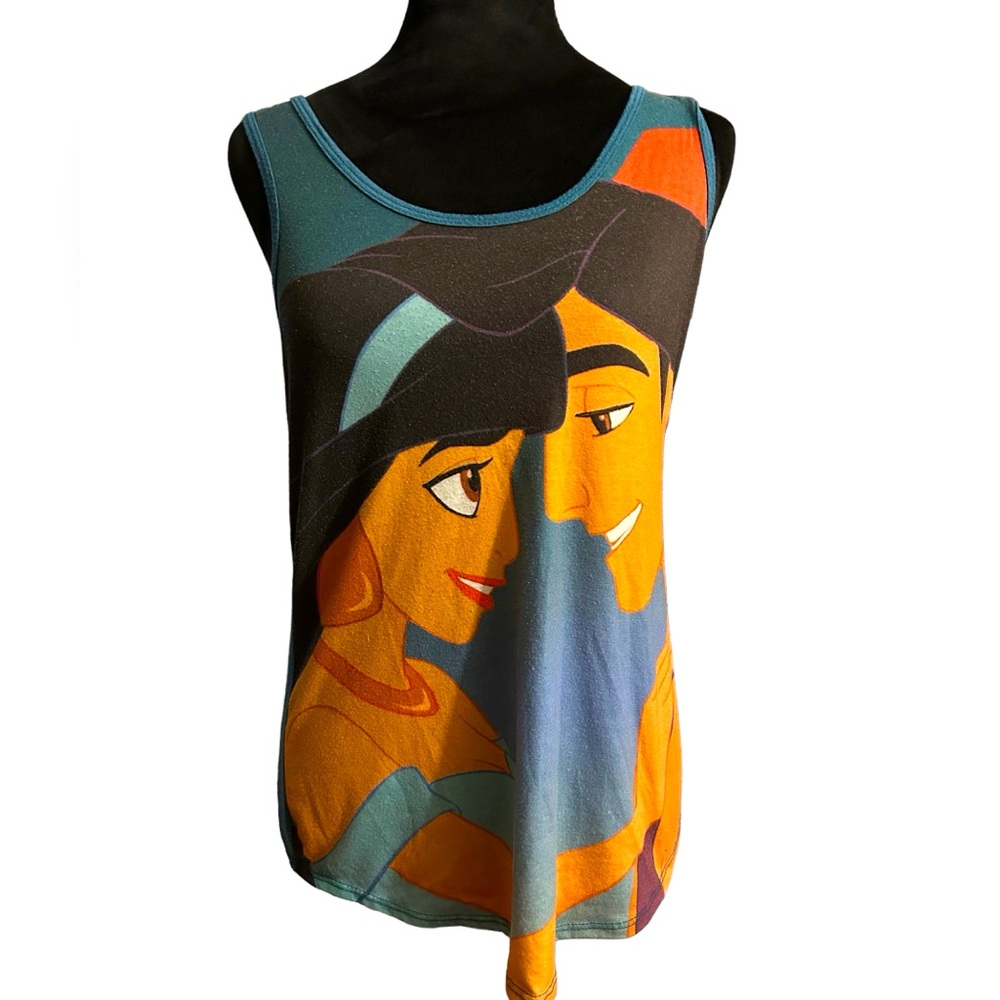 Disney brand Aladdin racer back tank in size small. Good pre-owned condition. - Picture 1 of 5